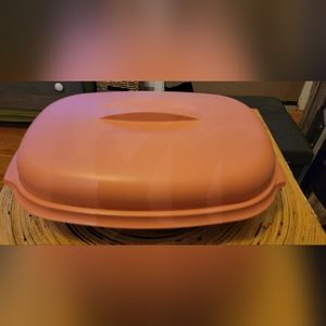 Vintage Pink Tupperware Steamer ~ 3 Pieces